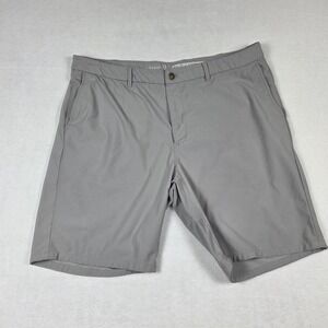Johnnie O Shorts Mens‎ 38x9 Gray Chino Golf Performance Lightweight